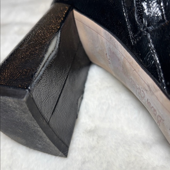 Sam Edelman Carney lace-up block heel whimsygoth boot, black size 5.5 - Picture 9 of 11